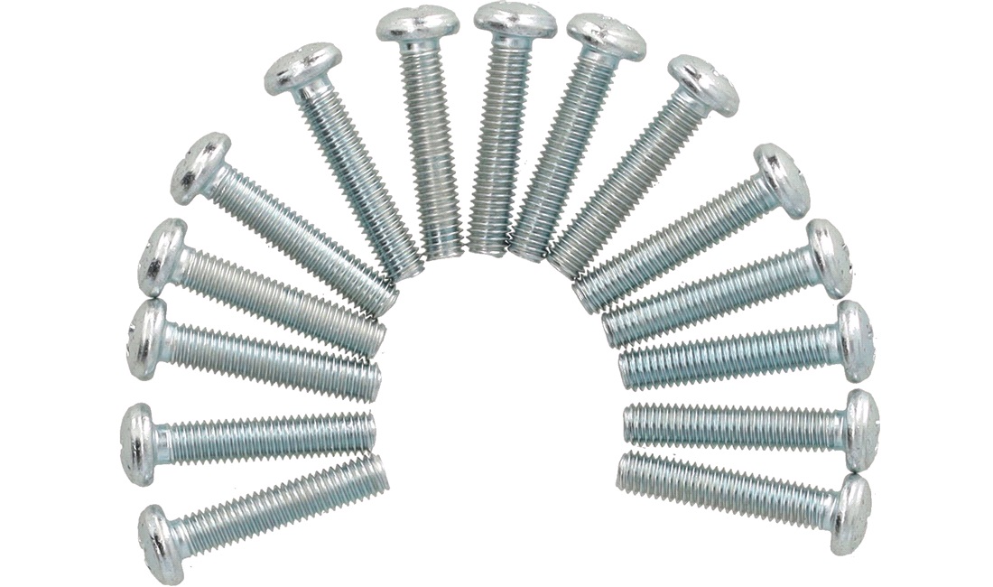 Maskinskruer PH M5x25 mm - 15 stk.