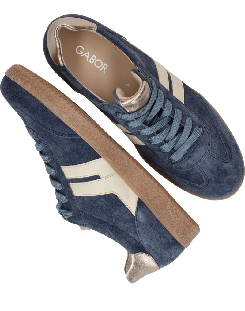 Gabor Sneakers Blauw Dames