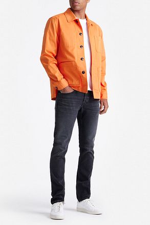 King Essentials The Benjamin Overshirt Oranje KM111080011-O020T kopen