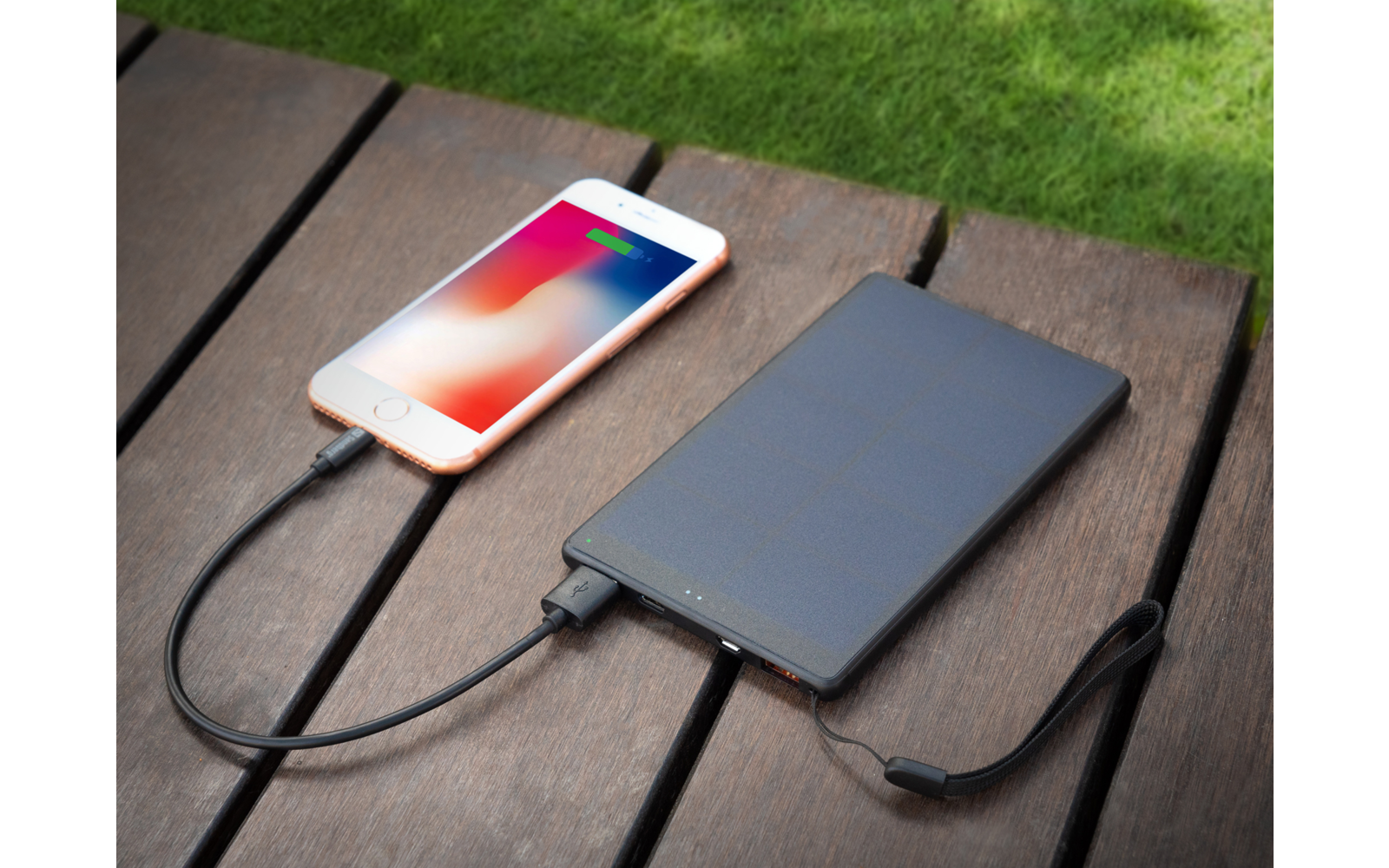 Sandberg 420-54 Urban Solar Powerbank schwarz 10000 mAh