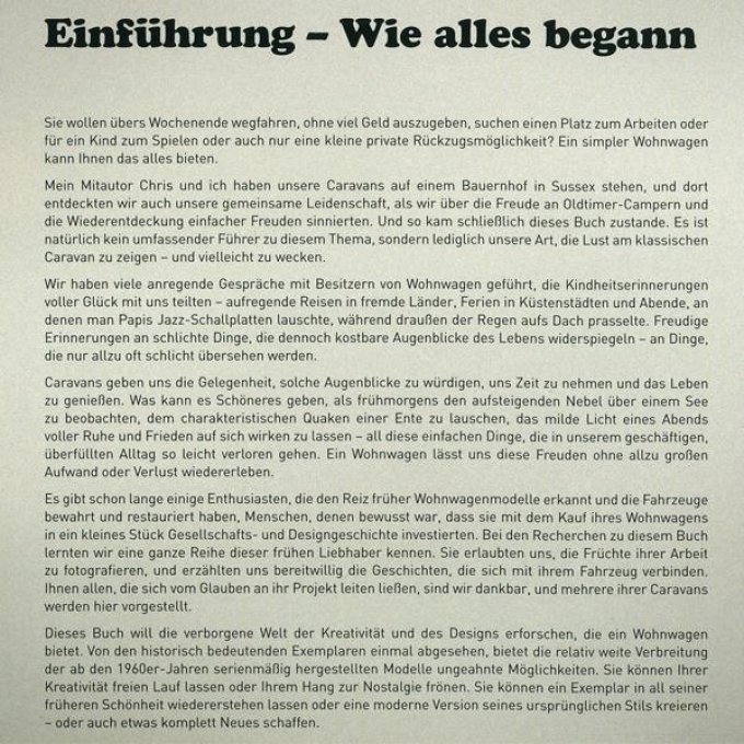 Buch Mein wunderbarer Wohnwagen
