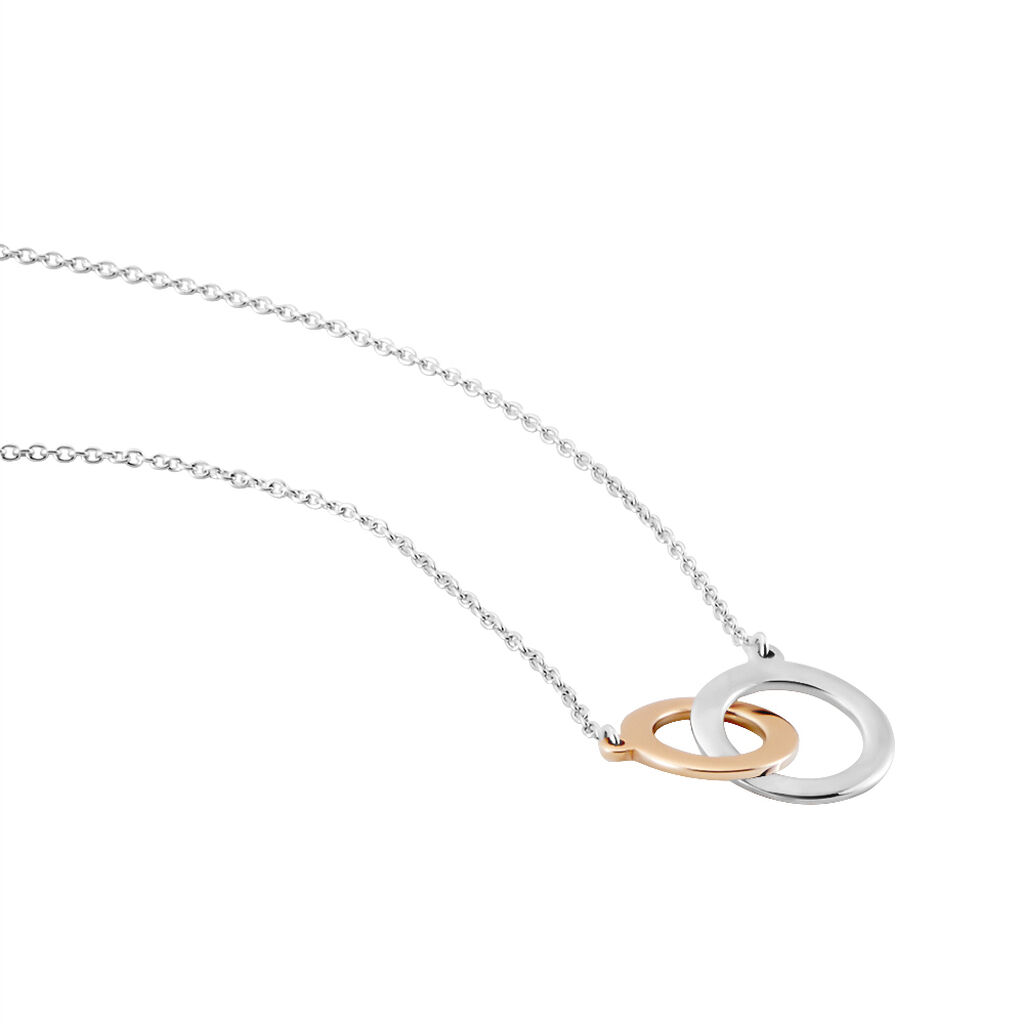 Collier Fethi Argent Bicolore