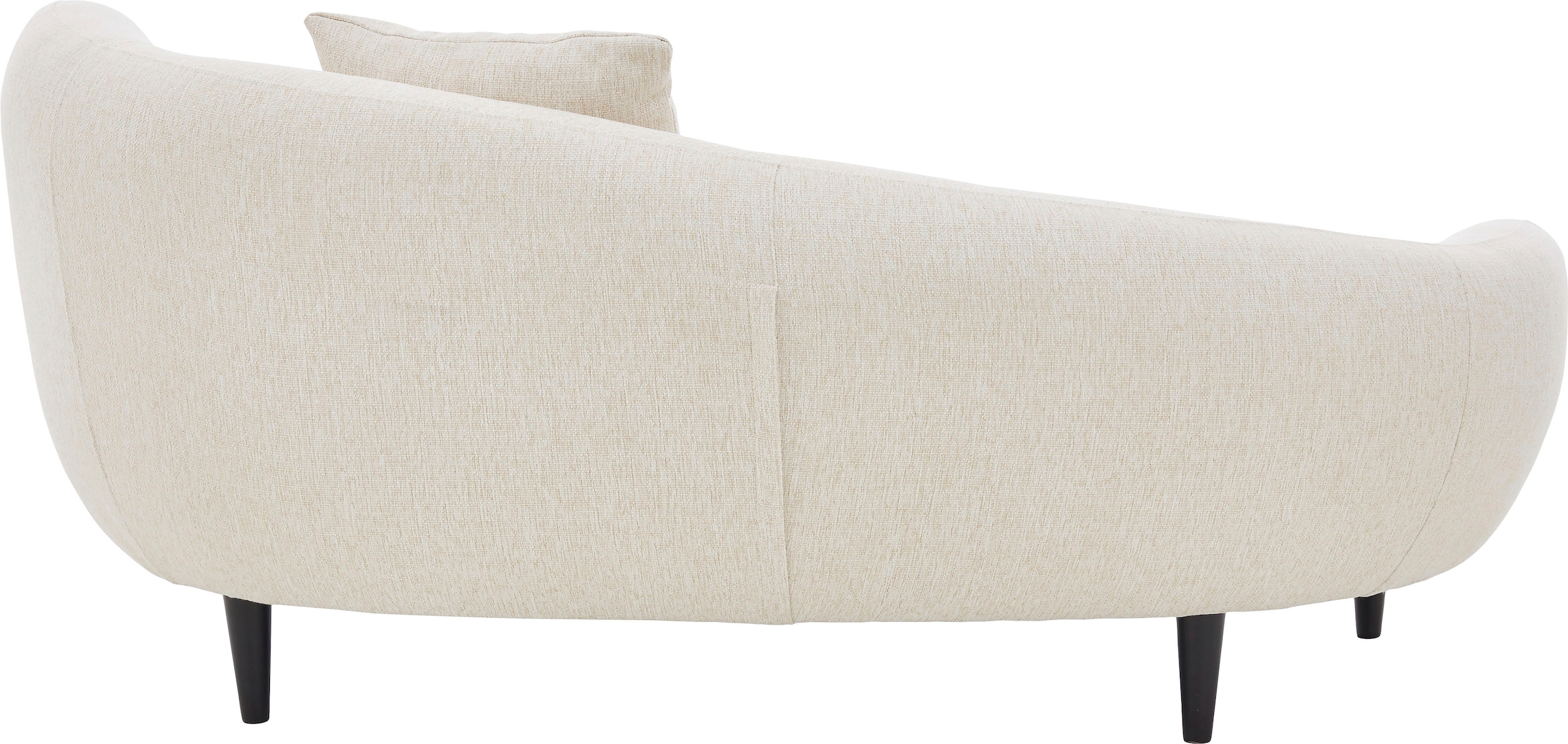 ATLANTIC home collection Chaiselongue »Olivia« Nierenform-Sofa mit Zierkissen im Originalbezug