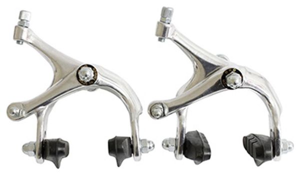 ETRIER FREIN ROUTE-FIXIE NEWTON ALU ARGENT POUR ROUE 700 (PAIRE)