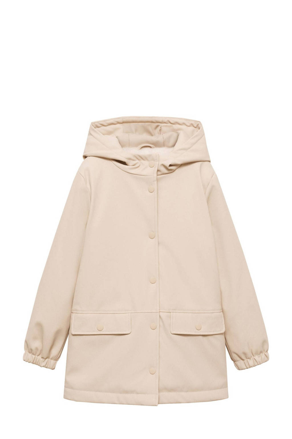 Mango Kids regenjas lichtbeige