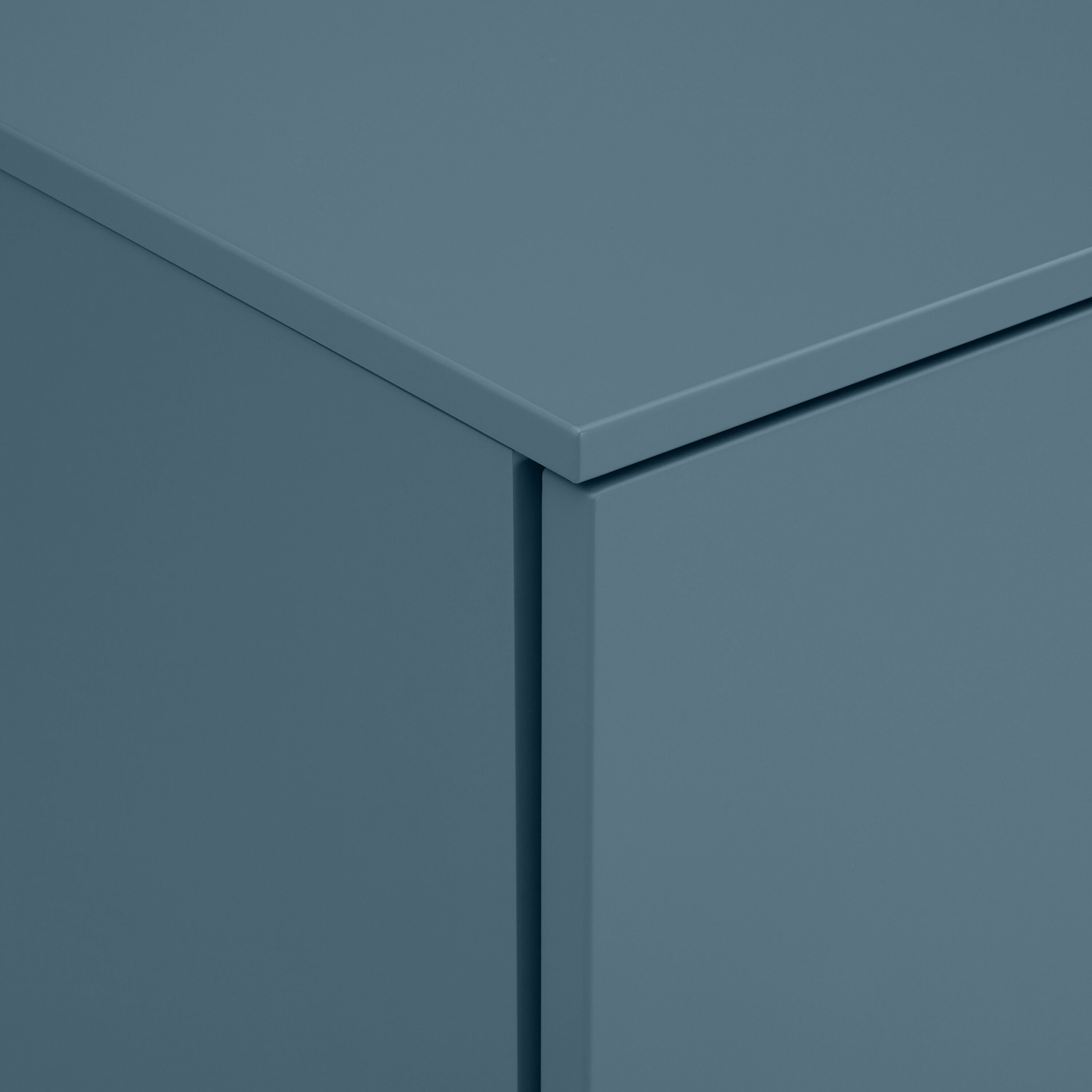 TILL Sideboard - Dunkelblau / B: 168.0 cm x T: 41.0 cm x H: 77.0 cm