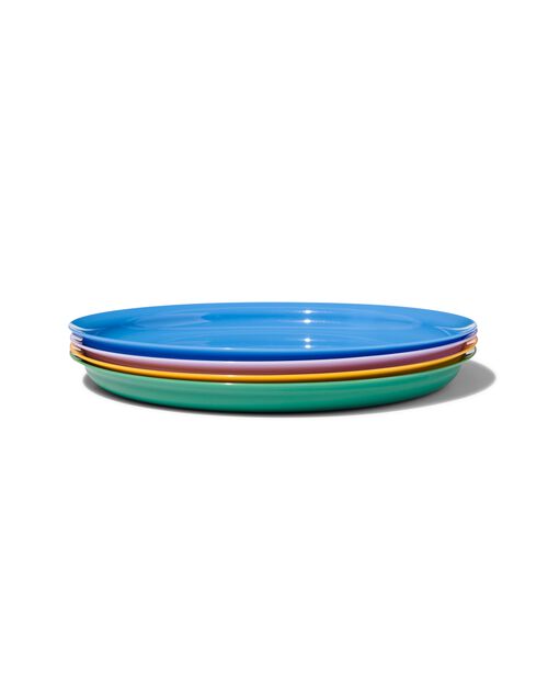 4 assiettes en plastique Ø23cm