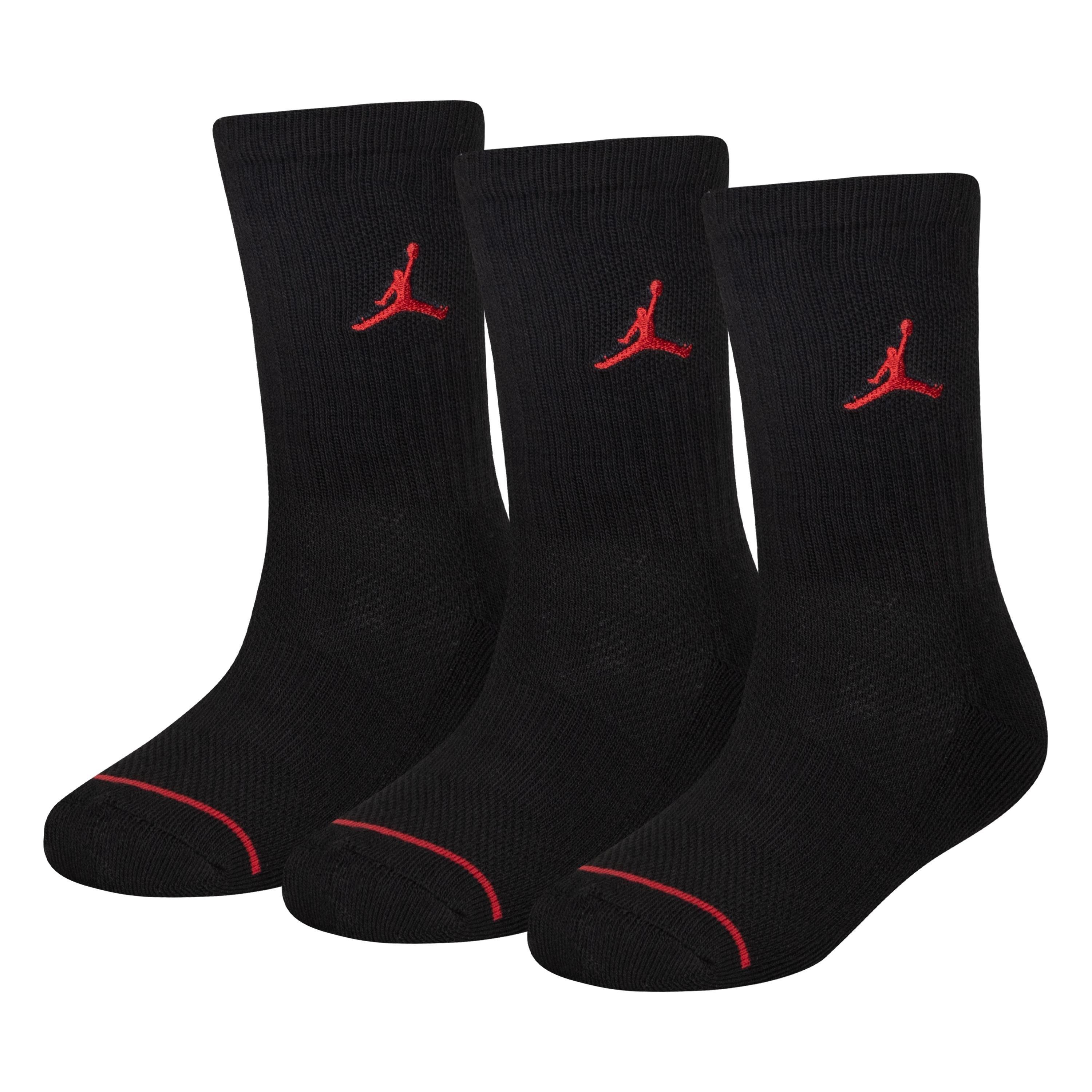 Air Jordan 3 Pack Crew Socks Childrens