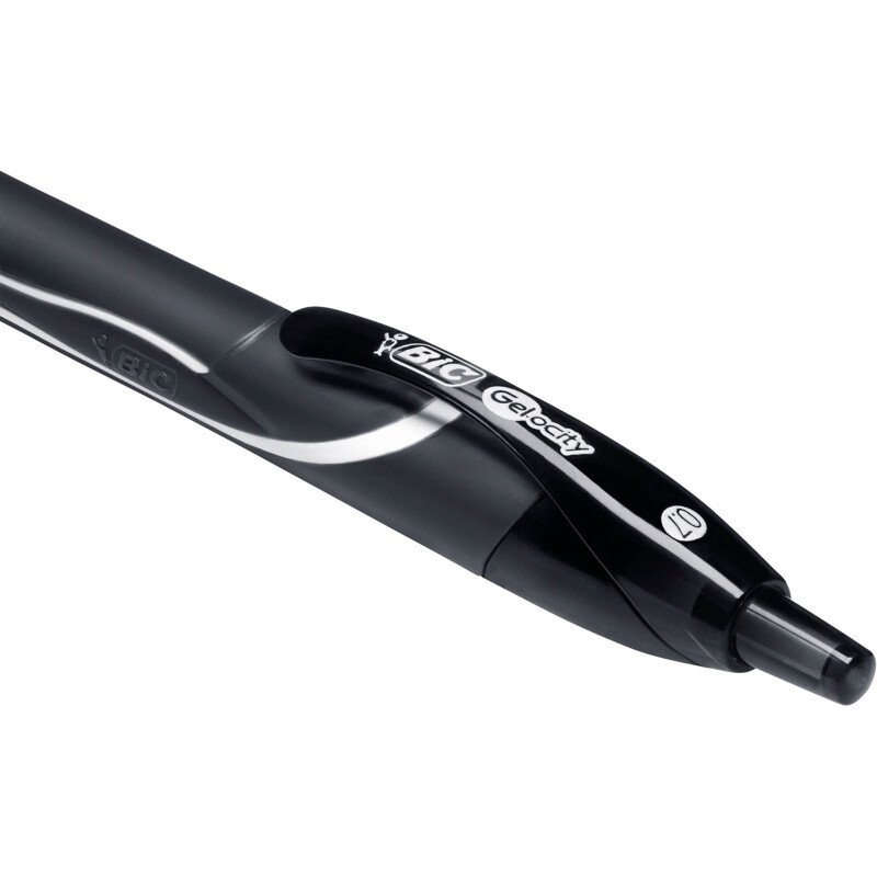 Stylo roller Bic Gelocity Quick Dry pointe 0,7 mm - écriture moyenne