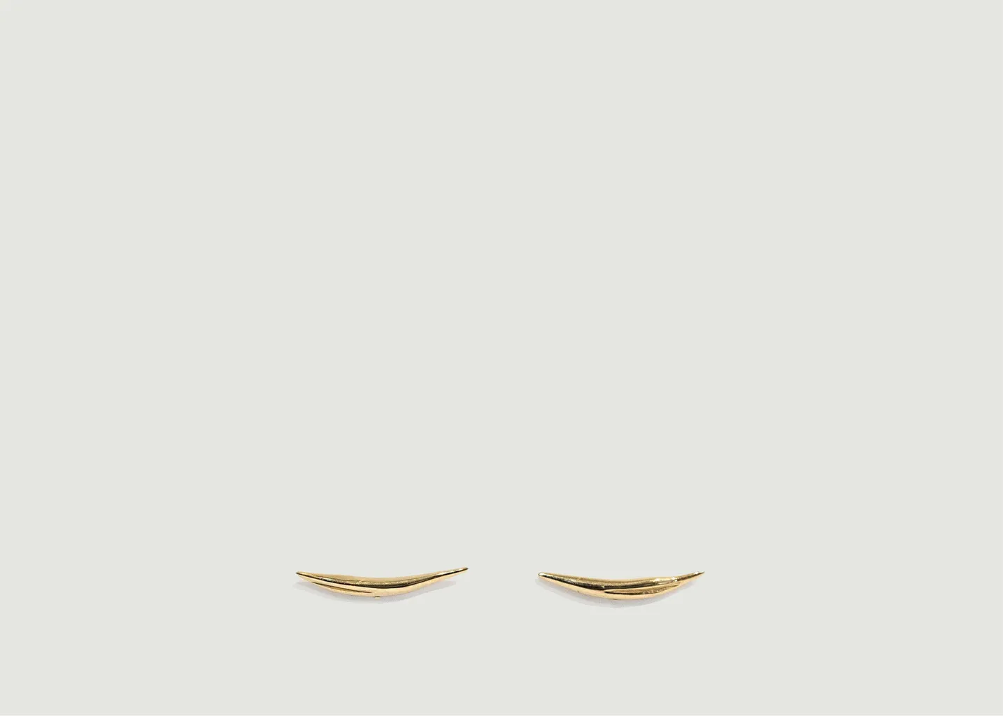 Boucles d'oreilles puces Esquisse Gamme Blanche