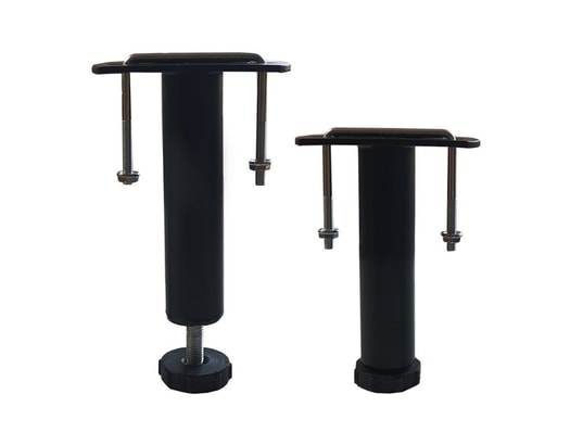 EBAC - 1 pied de liaison métal h 14 à 25 cm pour sommier métal
