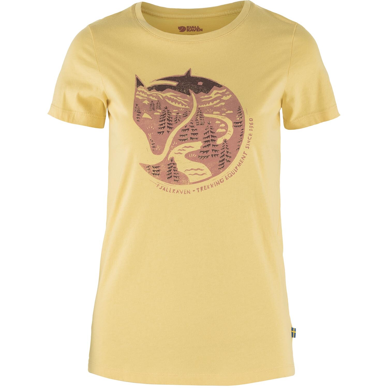 Fjällräven Womens Arctic Fox Print T-shirt