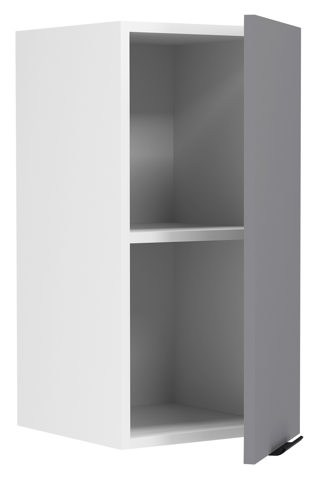 Hängeschrank FASOLA - weiß-anthrazit - 30 cm