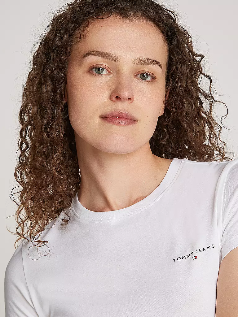 TOMMY JEANS T-Shirt weiss