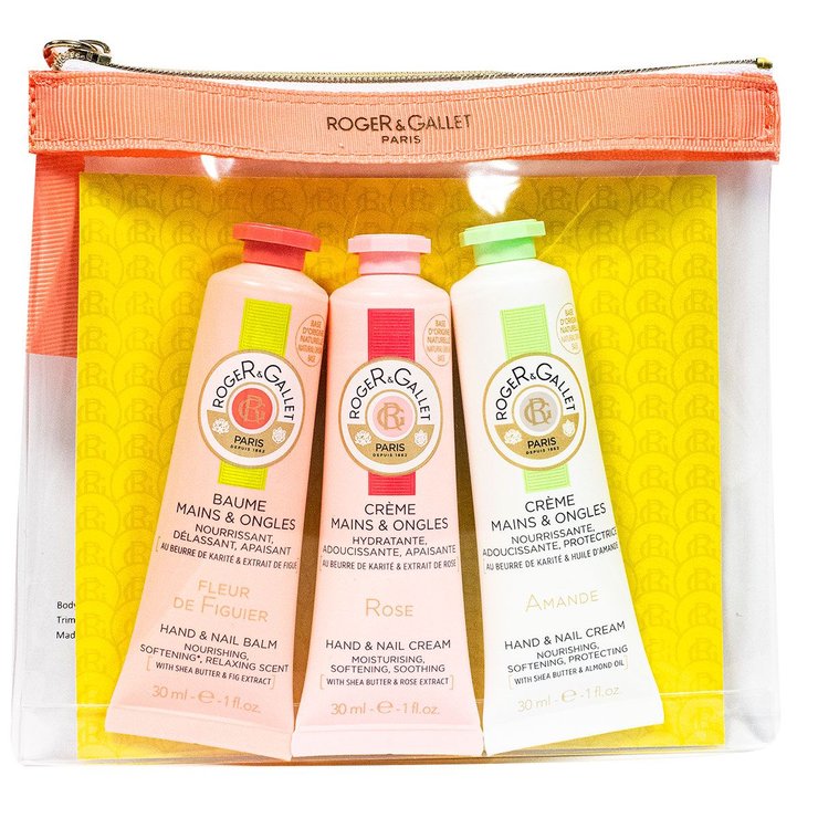 Trio crème mains fleur figuier-rose-amande