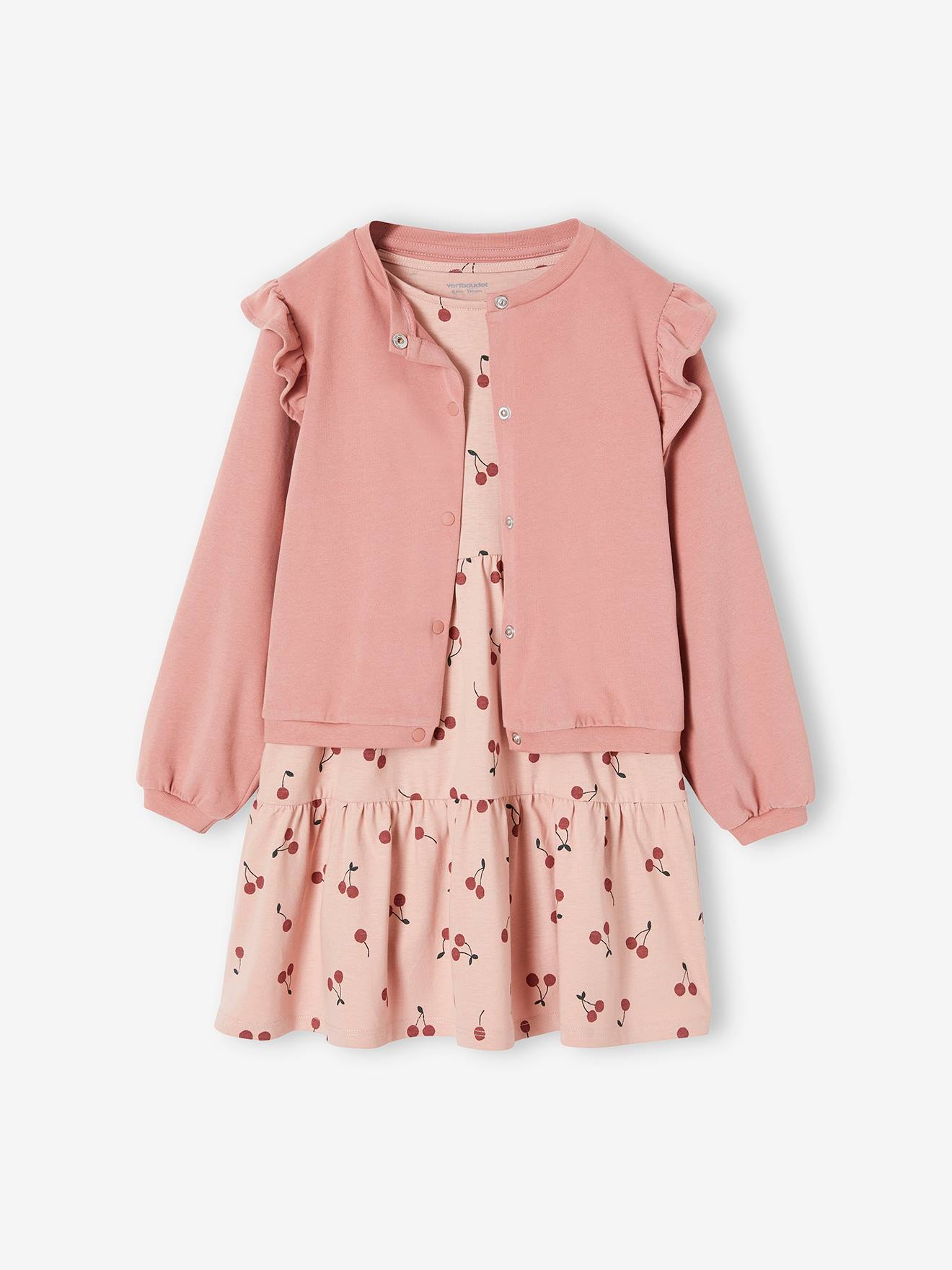 Look da menina: vestido e casaquinho de casaquinho com babados em tons pastel