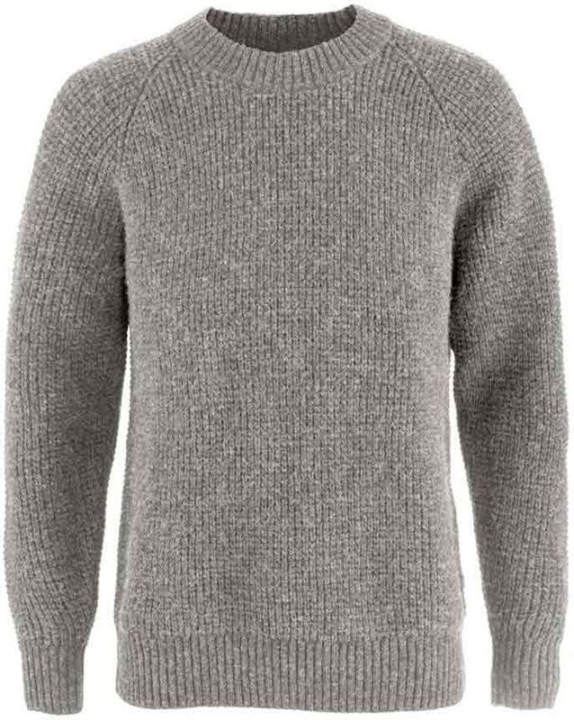 Fjällräven - Övik Waffle - Trui - Zwart - Regular Fit