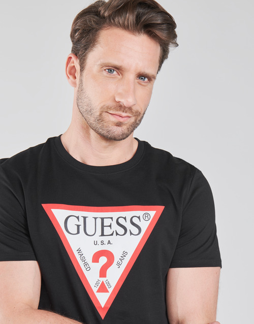 Guess - CN SS ORIGINAL LOGO TEE - Noir