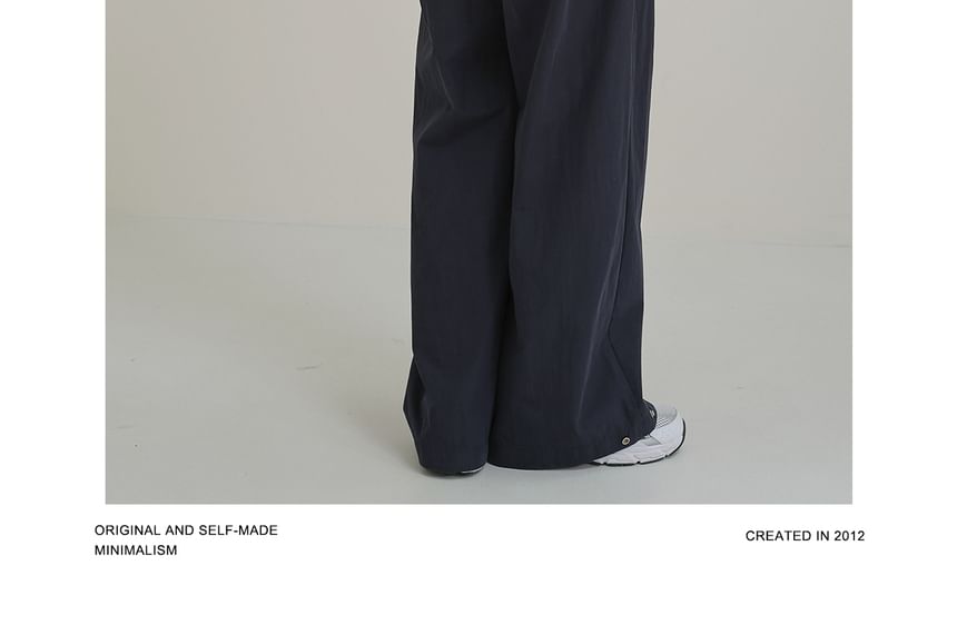 DAZO Studios - Mid Rise Plain Wide Leg Pants