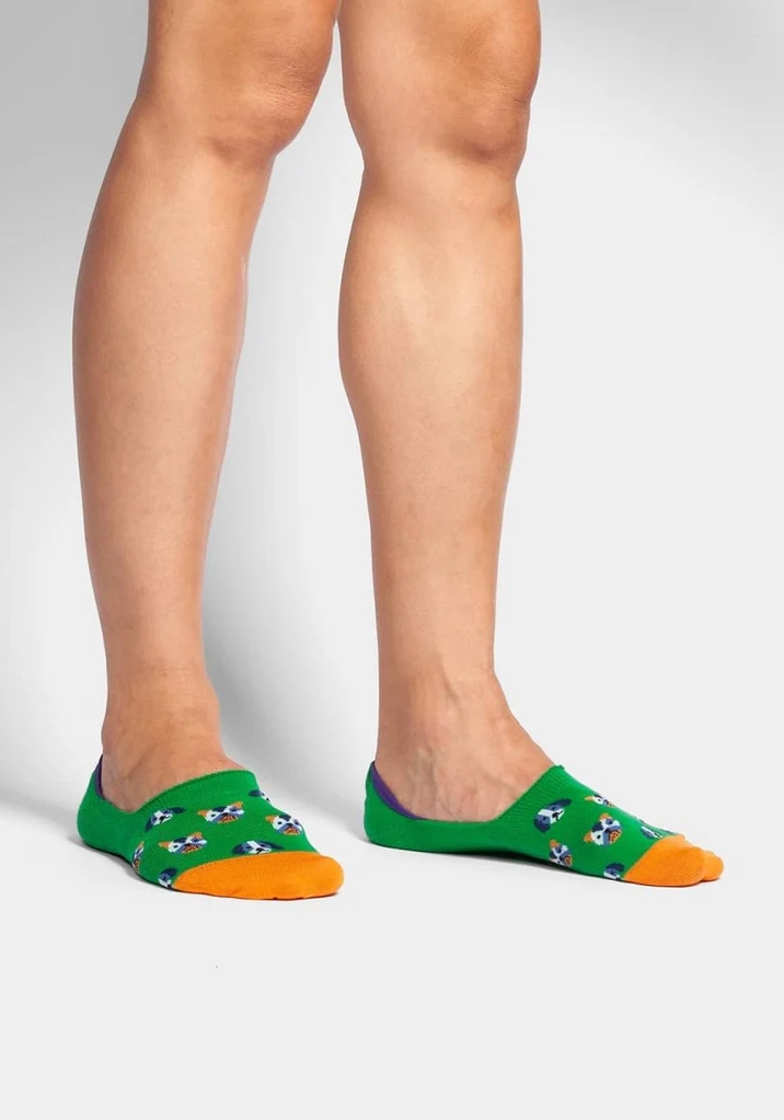 DillySocks Invisible Sneakersocken Hidden Dog Portraits