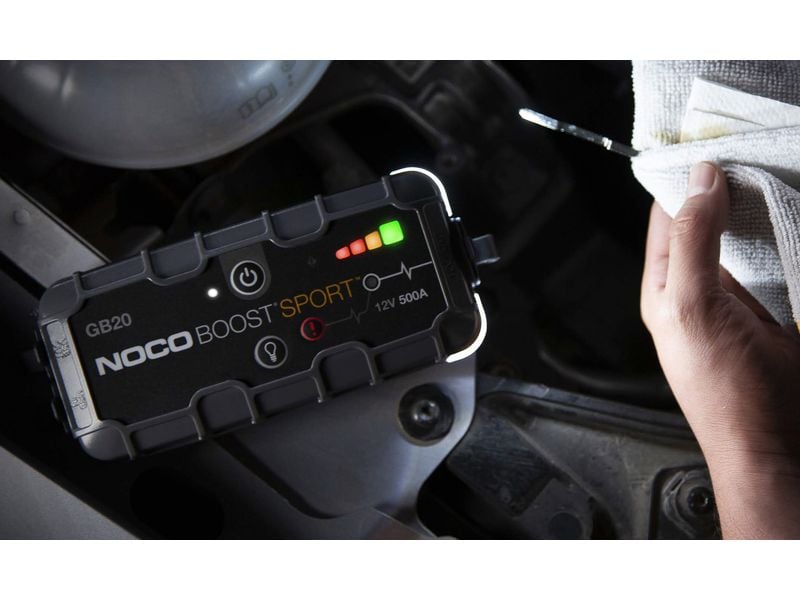 Noco Starterbatterie mit Ladefunktion GB20 12 V 500A Starterbooster und Powerbank, 12 V, 2'000 mAh