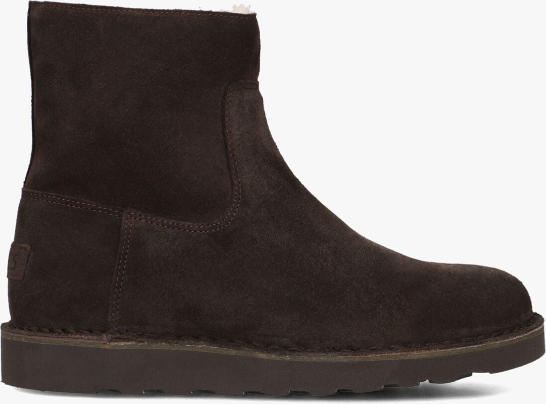 bruine shabbies enkelboots palissa mia zip