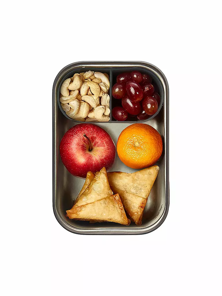 BLACK+BLUM Frischhaltedose - Lunchbox gross 19x13,5cm Olive/Edelstahl olive