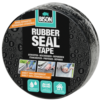 Bison Rubber Seal reparatietape 7,5 cm x 5m