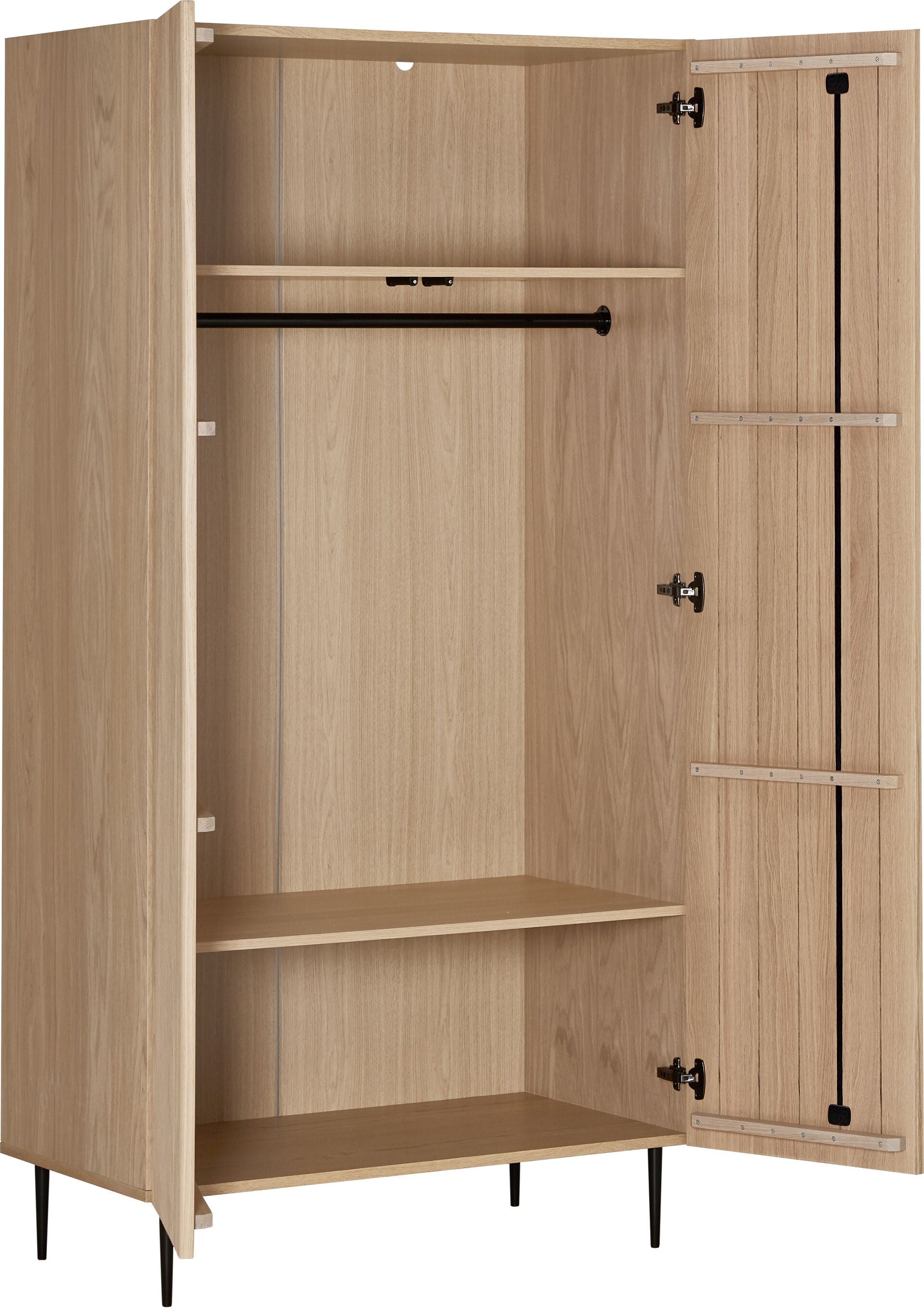 ILVI Drehtürenschrank - Eiche / B: 98.0 cm x T: 60.0 cm x H: 200.0 cm