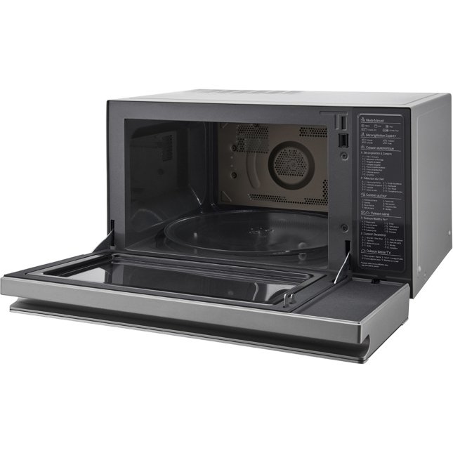 Micro-ondes combiné Lg MJ3965ACS inox