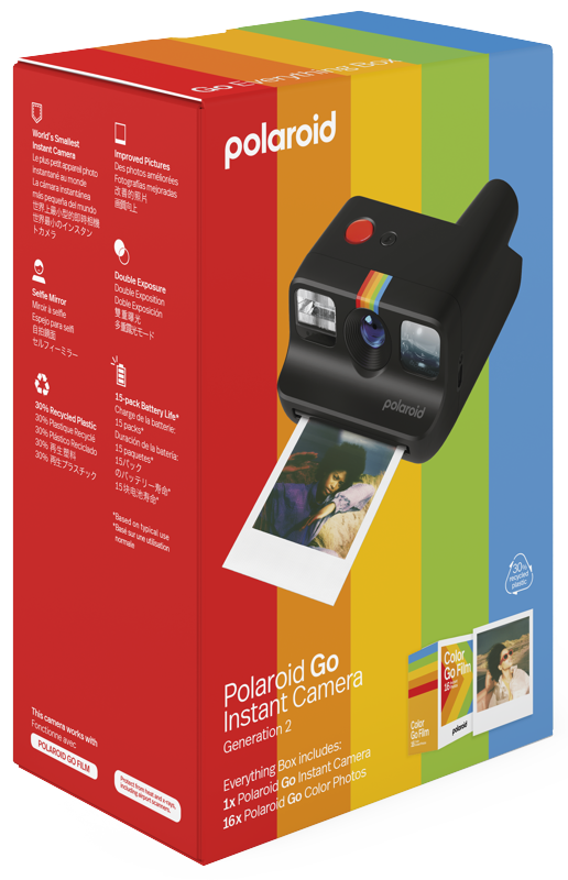 Polaroid - Go Gen 2 E-Box Kamera - Sort