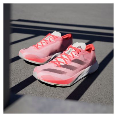Chaussures Running adidas Adizero Adios 8 Rose/Rouge Femme