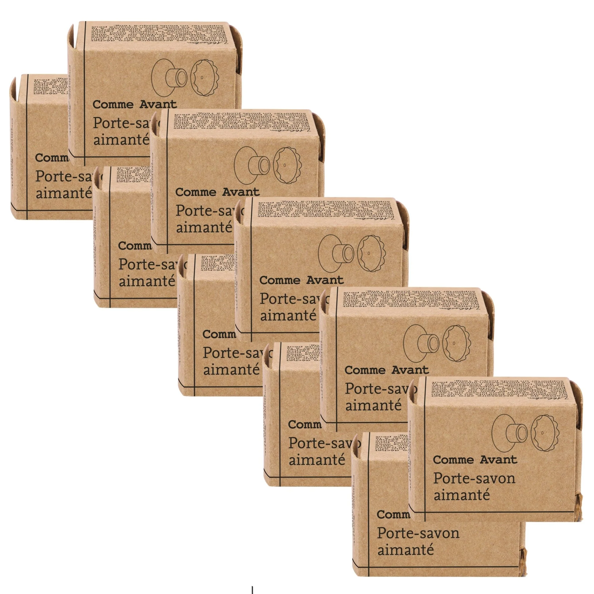 Porte-savon aimanté en acier inoxydable - 1 porte-savon aimanté