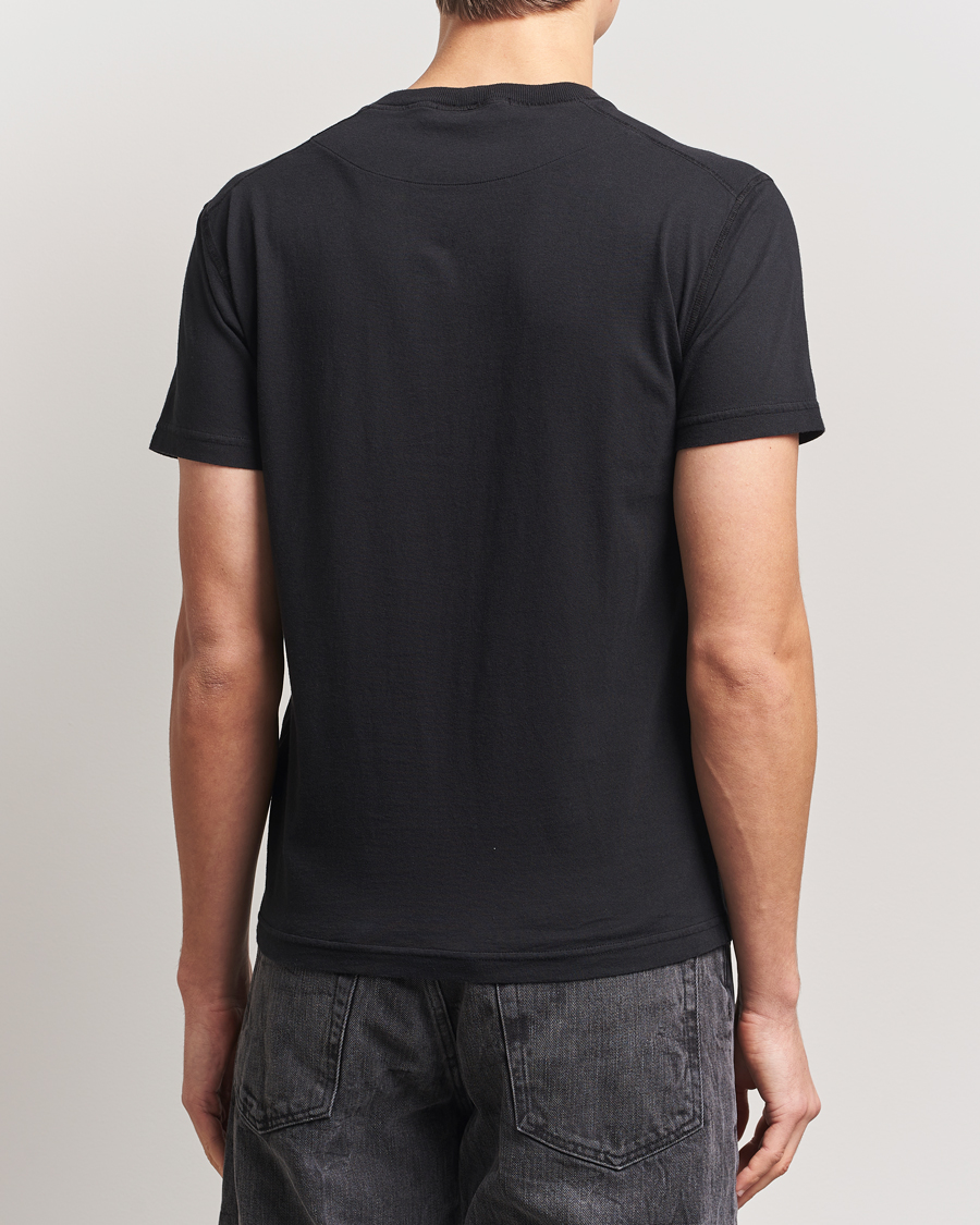 Stone Island Organic Cotton Fissato Effect T-Shirt Black