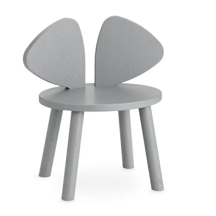 Nofred Chaise en chêne Souris | Gris