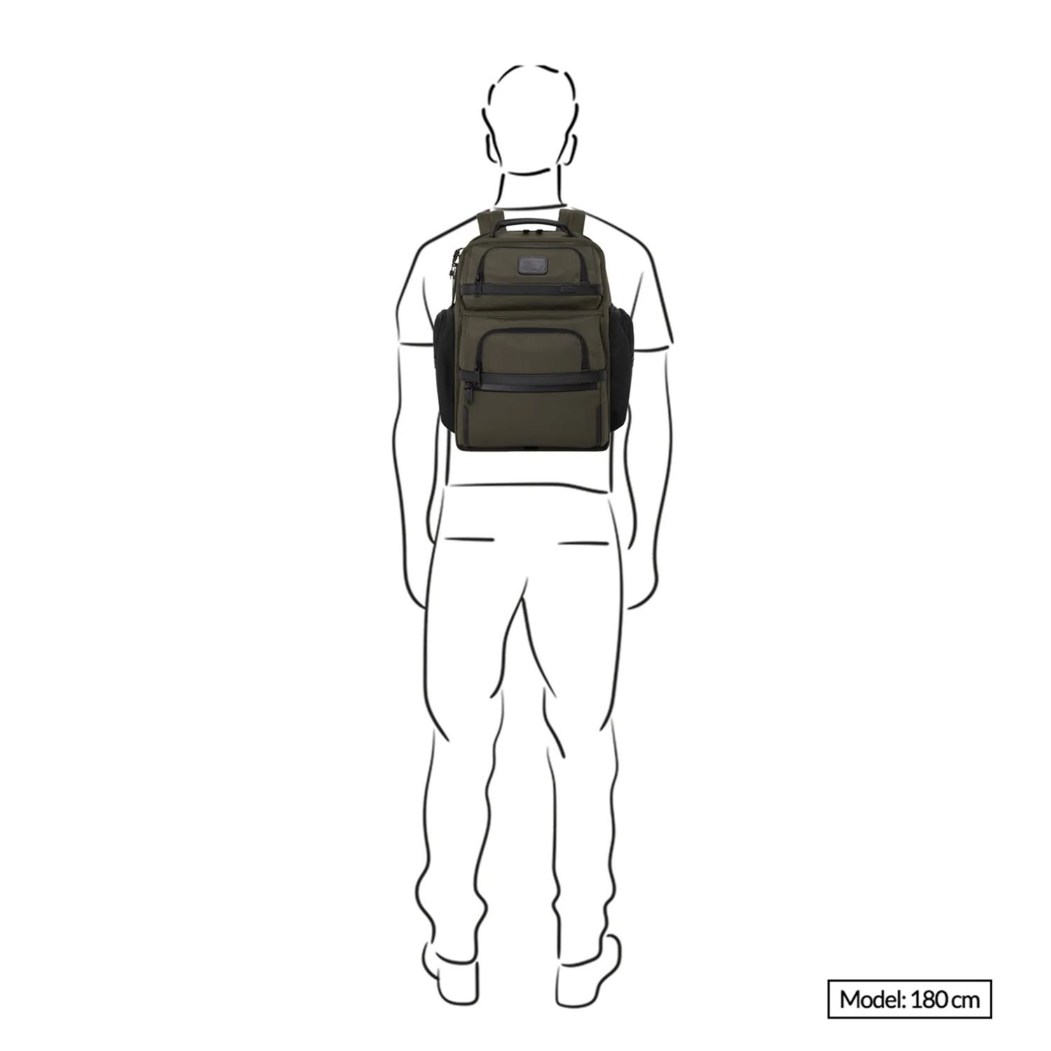 Tumi Alpha Tumi Brief Pack meteor grey