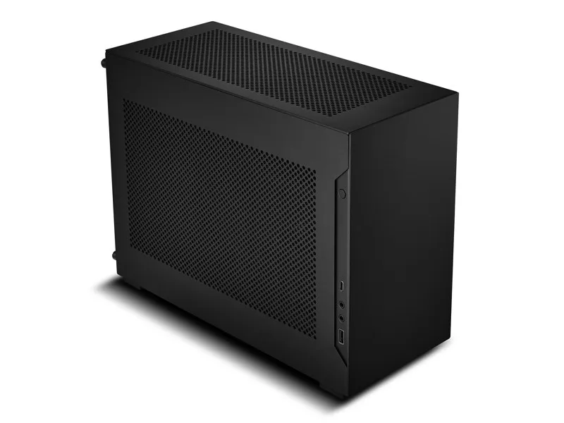 Lian Li A4-H20 X4 - Lille etui - mini ITX - ingen strømforsyning - sort anodiseret, mat sort - USB/Lyd