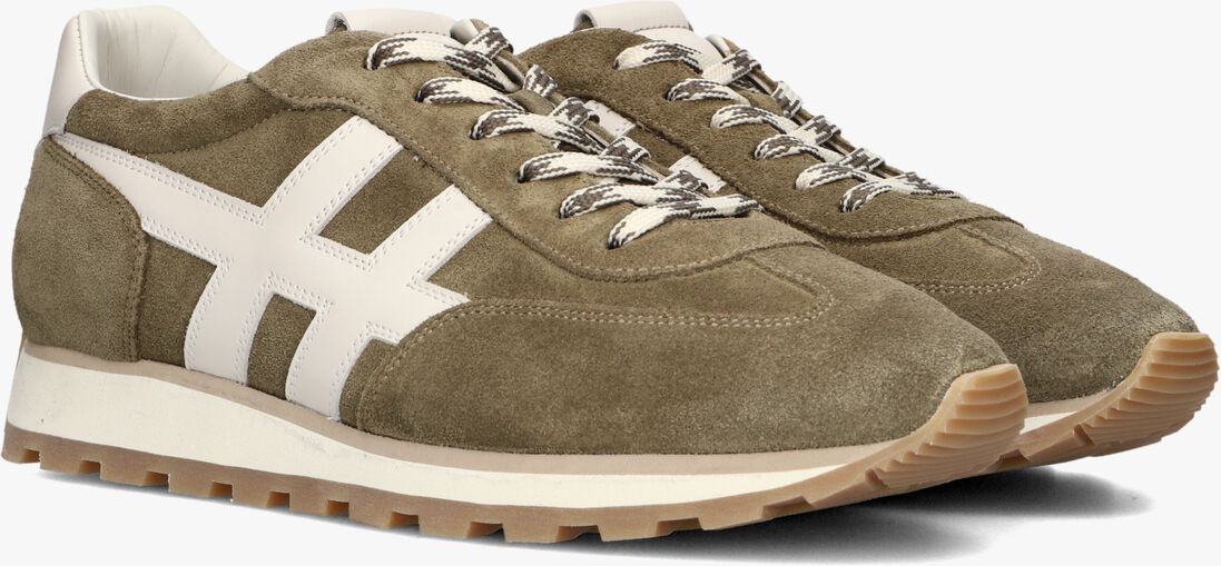 groene hogan lage sneakers h701 allacciato h