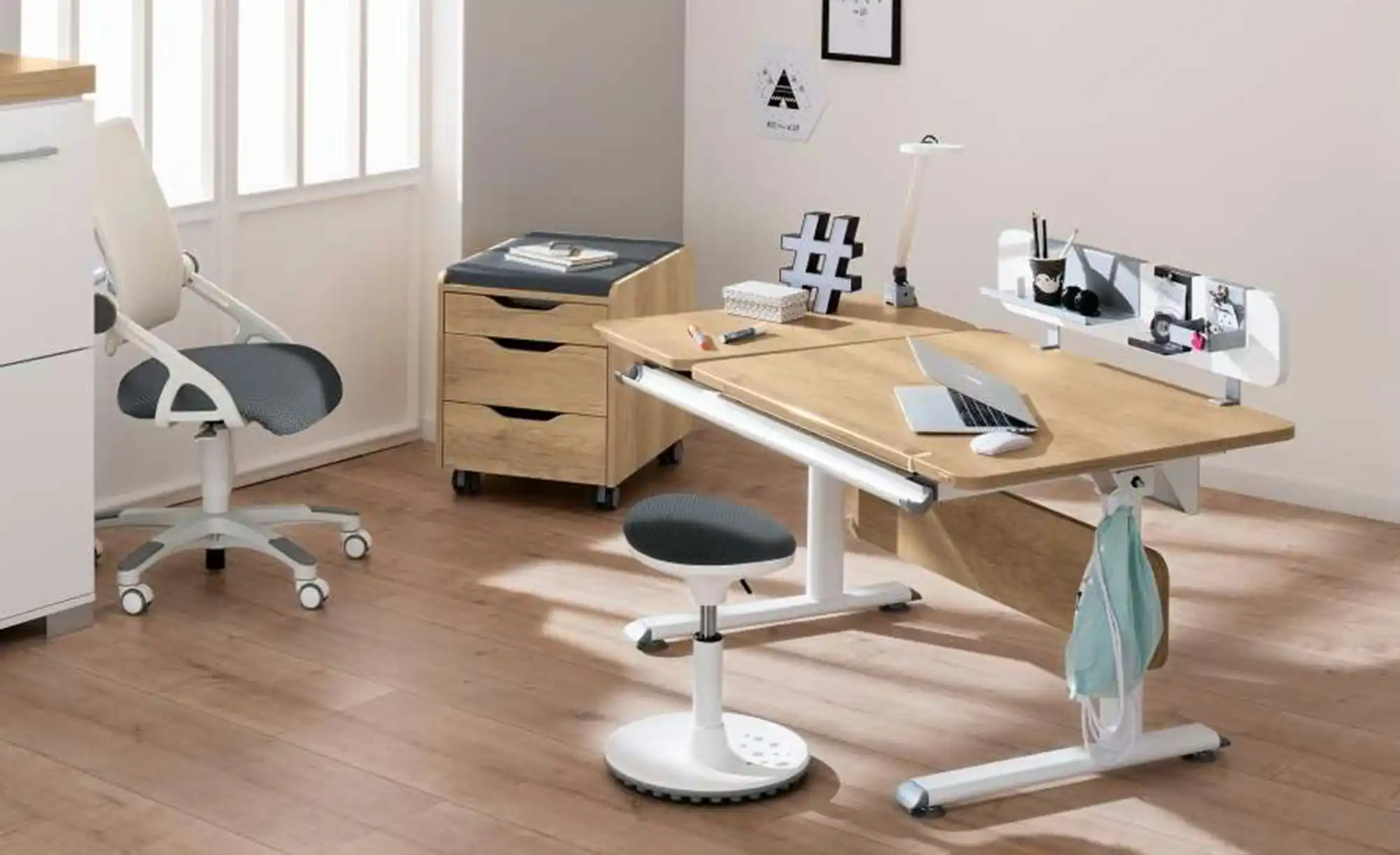 PAIDI Funktionsboard zum Schreibtisch Zubehör Schoolworld