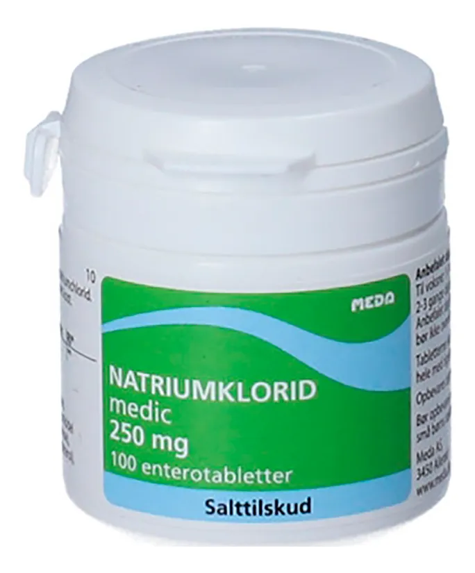Natriumklorid 250 mg - 100 tabl.