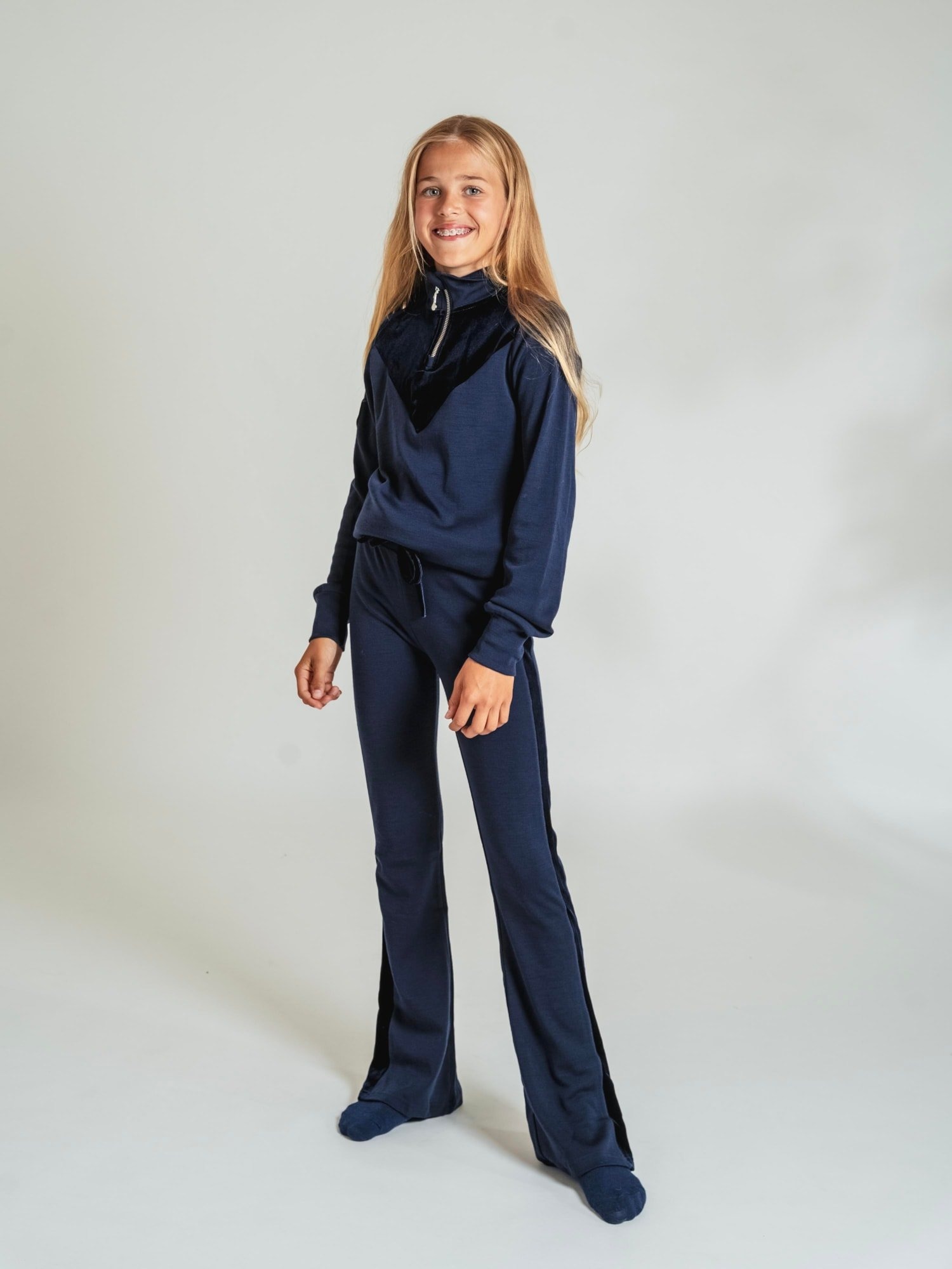 Sirdal Flare Pant Jente Blue Ink