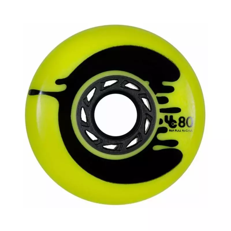 Roues roller UNDERCOVER Cosmic Roche Yellow 80/86A (pack de 4)