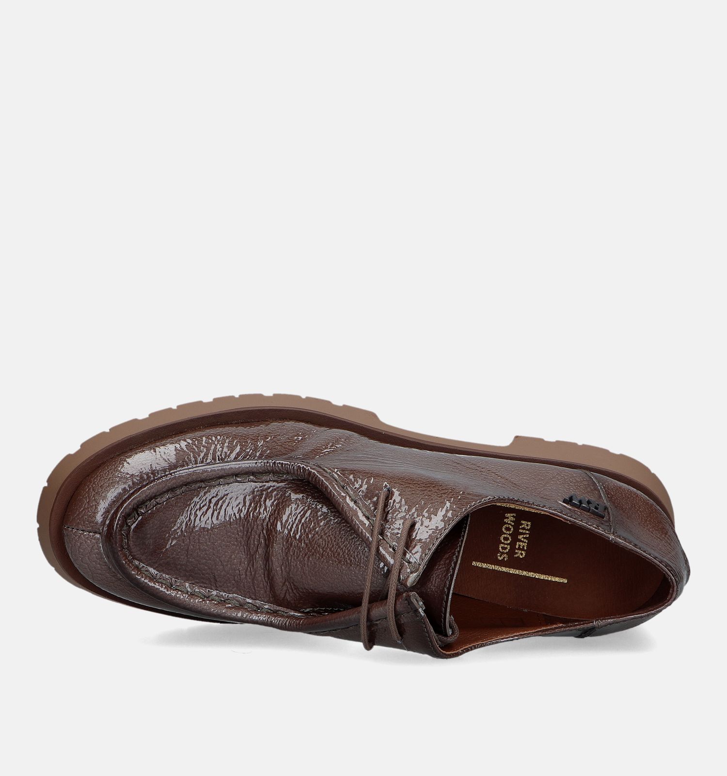 Veterschoenen taupe