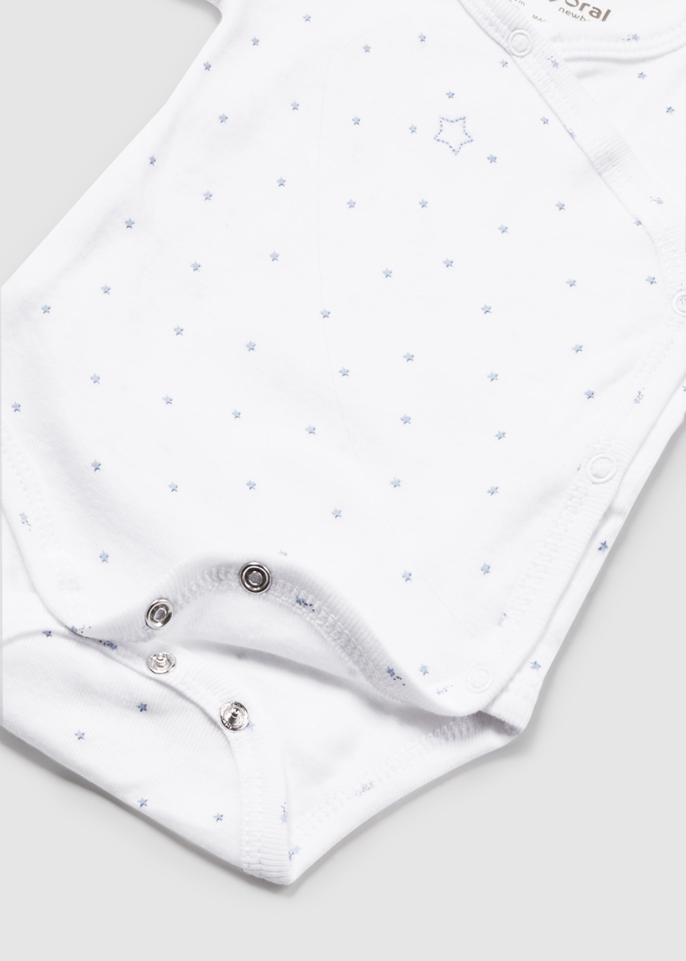 Corpo de Bebê Better Cotton Recém-Nascido Branco-Rosa