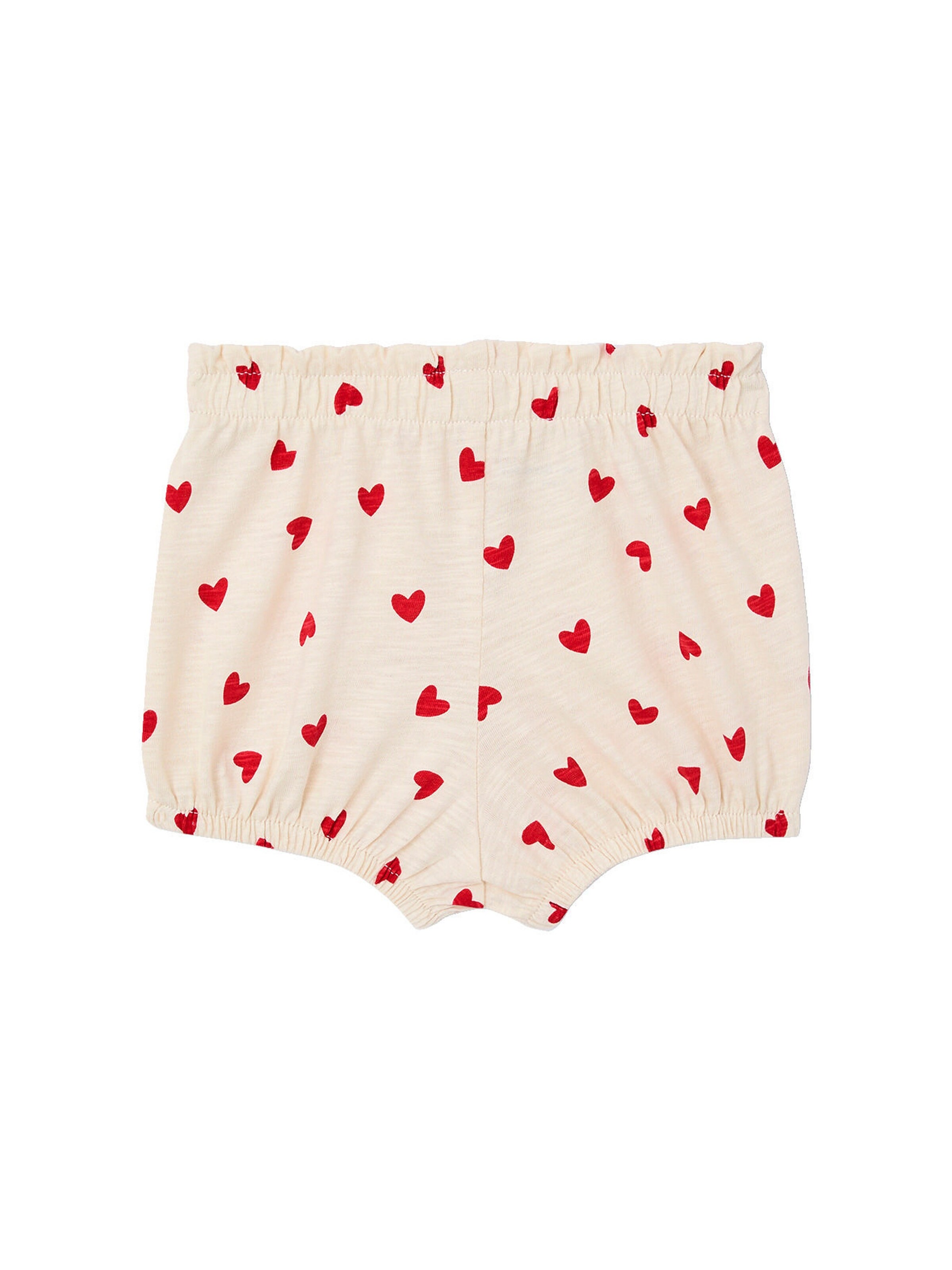 Vertbaudet Jersey-Shorts für Mädchen Baby vanille