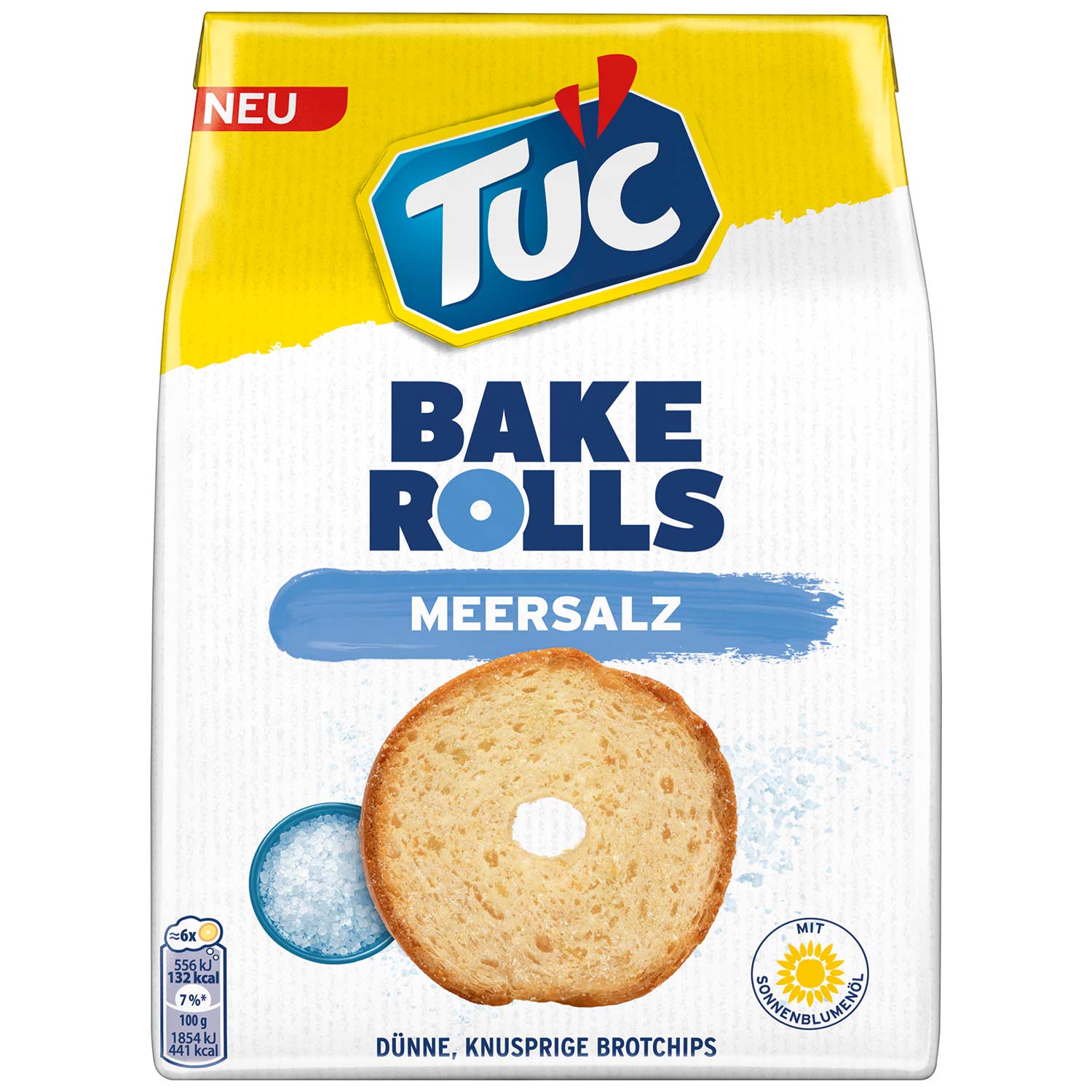 TUC Bake Rolls Meersalz 150g MHD:20.6.25