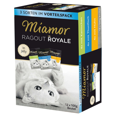 Miamor Ragout Royale MuliMix Box 1 assortiert mit 12 Stück