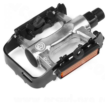 PEDALES VTT CORPS ALU CAGE ALU NOIR (LIVREES EN BOITE CARTONNEES.)