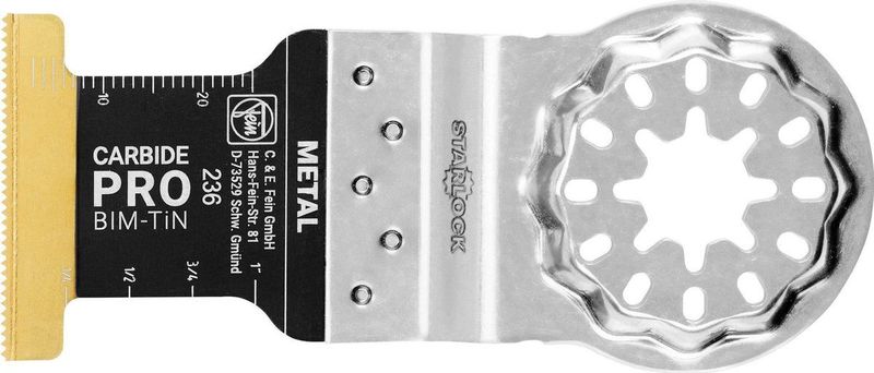 Fein E-Cut Carbide Pro Invalzaagblad - Metaal - 35 x 45 mm