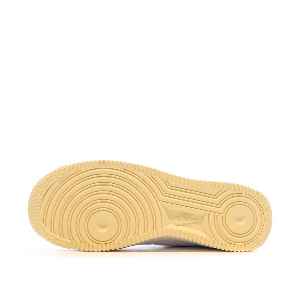 Nike Baskets Blanches/Jaune Femme Nike Air Force 1 Sculpt
